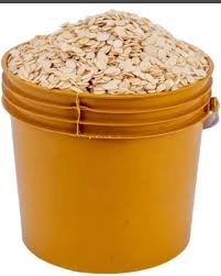 One bucket of egusi ready for export