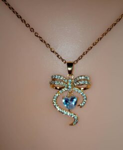 FREE GIFT - Ribboned Romance Pendant Necklace