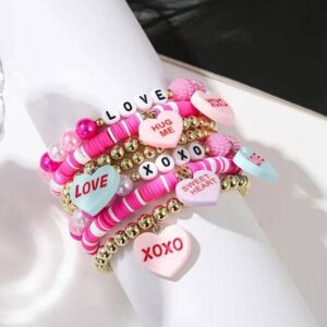 Sweetheart Candy Bracelet Stack – Valentine's Special Edition
