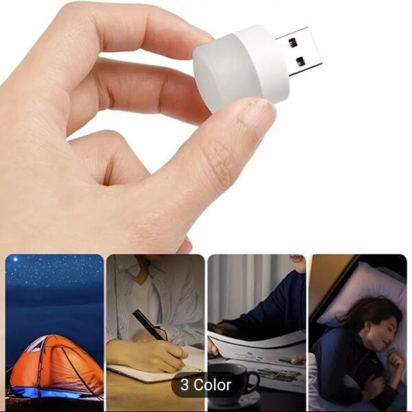 Mini USB Night Light Set – 10pcs Eye Protection LED Lamps - Image 3