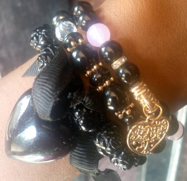FREE GIFT - Midnight Bloom Bracelet Stack - Image 2