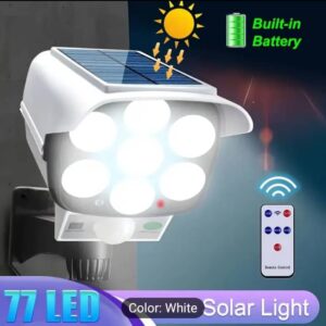 UltraBright Solar Sensor Light – 77 LED with Remote Control