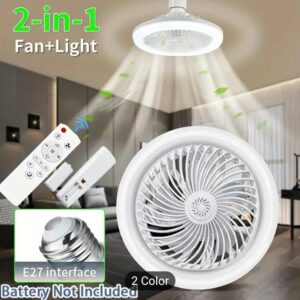 Smart Ceiling Fan with LED Light – Remote Control Edition