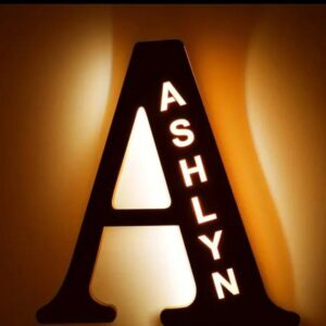 Personalized LED Letter Wall Lamp