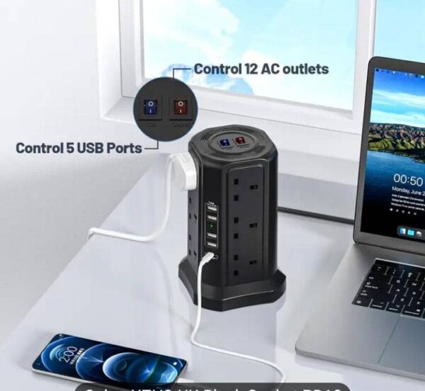 Celestial Power Hub – 17-in-1 Multi-Functional Tower Station - Image 4