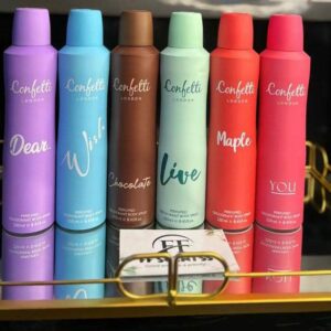 Confetti London Body Sprays – Signature Scent Collection